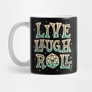 Live, Laugh, Roll Mug